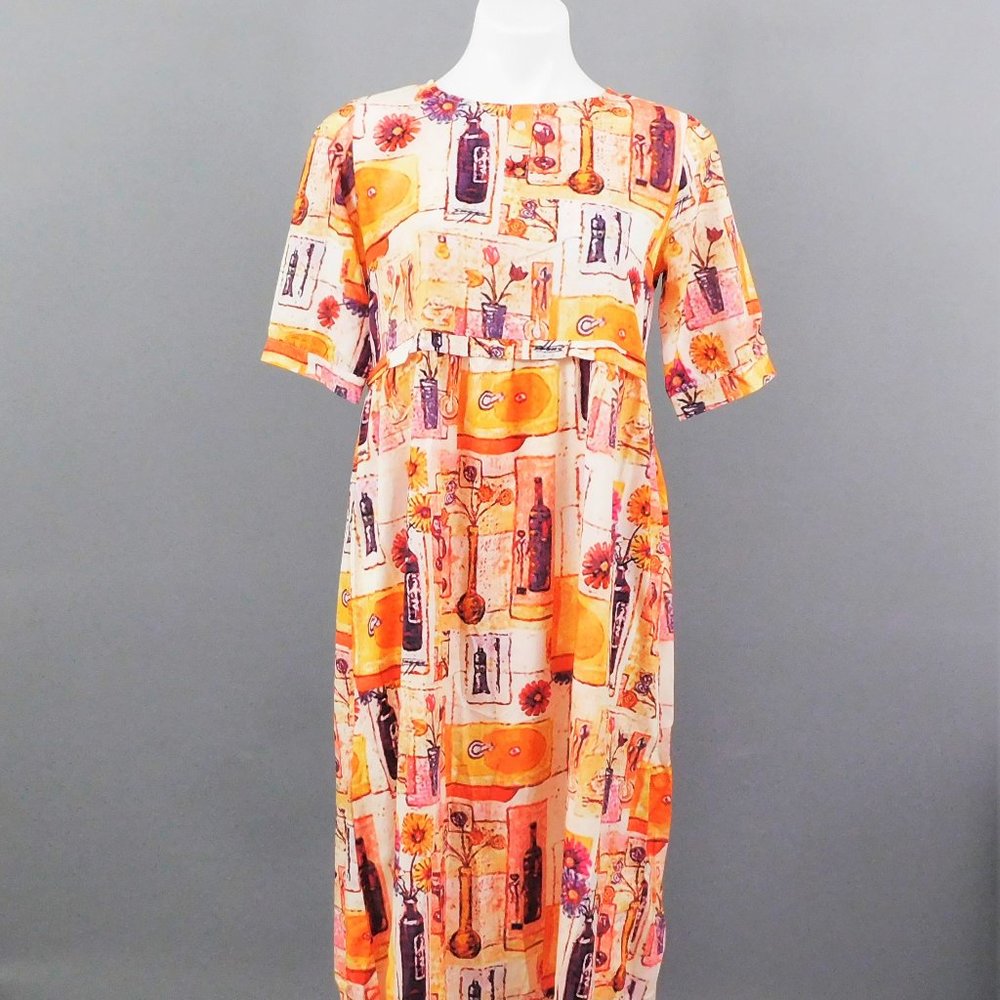Jia Women‎ Dress Multicolor XL